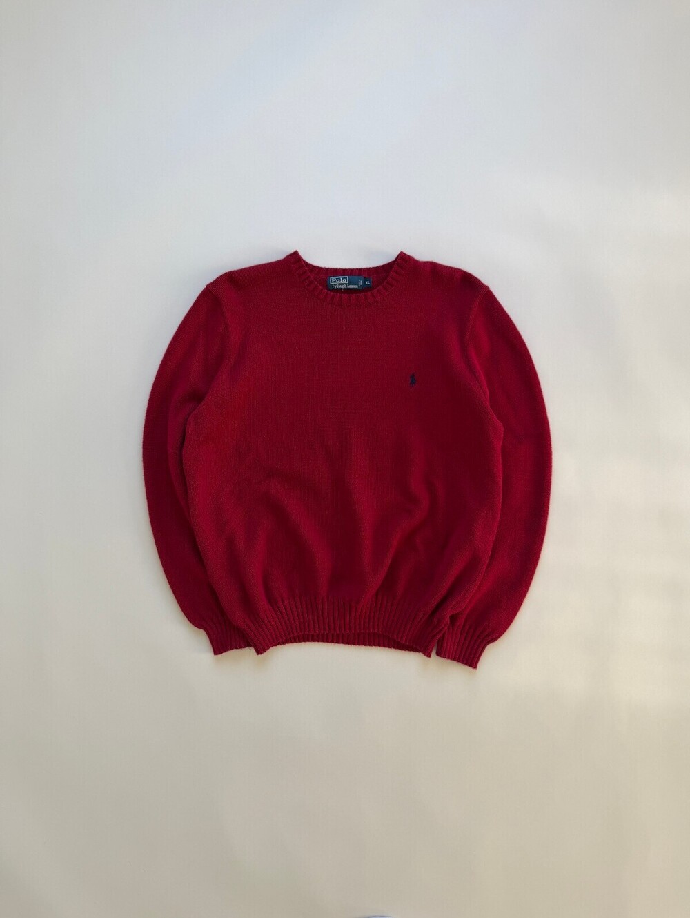 Vinage 90's Polo Ralph Lauren Red knit sweater